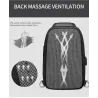 Multifunktions-Umhängetasche - 9,7" Laptop-Rucksack - mit USB-Ladeanschluss - wasserdicht