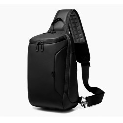 Fashionable crossbody bag - backpack for 9.7" iPad - with USB charging port - waterproofBackpacks