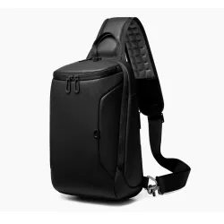 Modische Umhängetasche - Rucksack für 9,7" iPad - mit USB-Ladeanschluss - wasserdicht