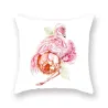 Dekorativer Kissenbezug - mit rosa Flamingo - 45 * 45cm