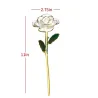 Rose in 24 Karat Gold getaucht - mit Ständer - Geburtstags- / Valentinstags- / Hochzeitsgeschenk