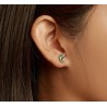 Delicate earrings with mini chameleon - 925 sterling silverEarrings