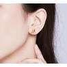 Banana shaped stud earrings - 925 sterling silverEarrings