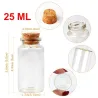 Mini-Glasflaschen mit Korken - hängende Hochzeitsdekoration - 25ml