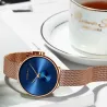 CRRJU - modische Luxusuhr - mit Mesh-Armband - wasserdicht