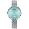 CRRJU - modische Luxusuhr - mit Mesh-Armband - wasserdicht