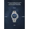 CRRJU – Luxus-Herrenuhr – großes Ziffernblatt – wasserdicht – Edelstahl