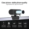 Full-HD-Webcam - mit Mikrofon - einstellbar - USB
