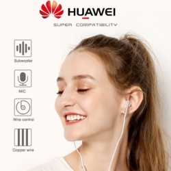Original Huawei earphones - headset with microphone - 3.5mm jack - MA115 / AM116 / MA116Accessories