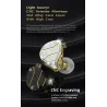 QKZ ZXN – hochauflösende Kopfhörer – kabelgebundenes In-Ear-Headset – Doppelmagnet – 2-polig – 1DD