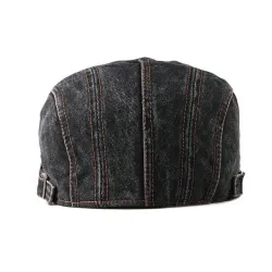 Klassische Denim-Mütze – Schirm im Entenschnabel-Stil