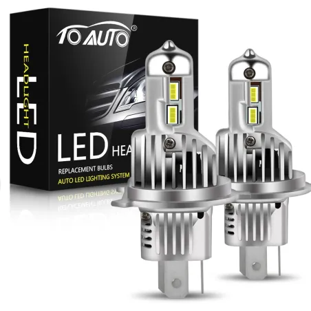 Auto / Motorrad LED Birne - 6000K - CSP Chip - H1 / H3 / H7 / H11 / H4/9003/HB2 Hi/Lo / 9006/HB4 - 2 Stück