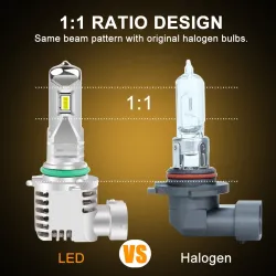 Auto / Motorrad LED Birne - 6000K - CSP Chip - H1 / H3 / H7 / H11 / H4/9003/HB2 Hi/Lo / 9006/HB4 - 2 Stück