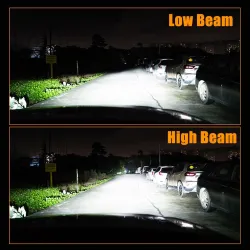 Auto / Motorrad LED Birne - 6000K - CSP Chip - H1 / H3 / H7 / H11 / H4/9003/HB2 Hi/Lo / 9006/HB4 - 2 Stück
