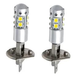Autoscheinwerferlampe - H1 - 6000K - 80W - COB LED - 2 Stück