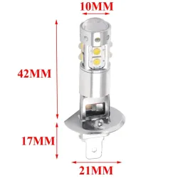 Car headlight bulb - H1 - 6000K - 80W - COB LED - 2 piecesH1