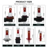 Auto-LED-Lampe - Nebel- / Signal- / Fernlicht - superhell - H1 / H3 - 2 Stück