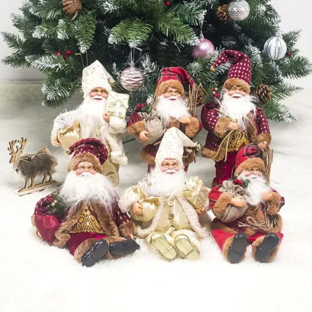 Weihnachtsmann - sitzend / stehend - Weihnachtsschmuck