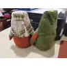 Gestrickter gesichtsloser grüner Weihnachtsmann - Weihnachtsdekoration