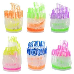 Flexible silicone coral / anemone - glowing in dark - aquarium decorationAquarium