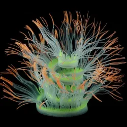 Flexible silicone coral / anemone - glowing in dark - aquarium decorationAquarium