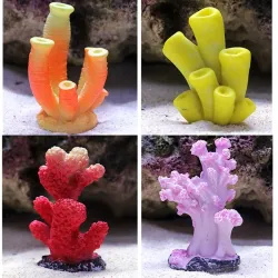 Bunte Harzkoralle - künstliche Aquariendekoration