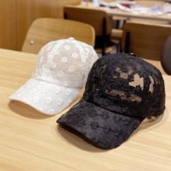 Lace baseball cap - mesh / cotton - adjustableHats & Caps