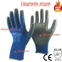 Arbeitsschutzhandschuhe - flexibel - Nylon / Polyester - 12 Paar