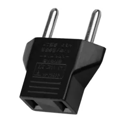 US to EU - flat to round - plug adapter - converter - 5 piecesPlugs