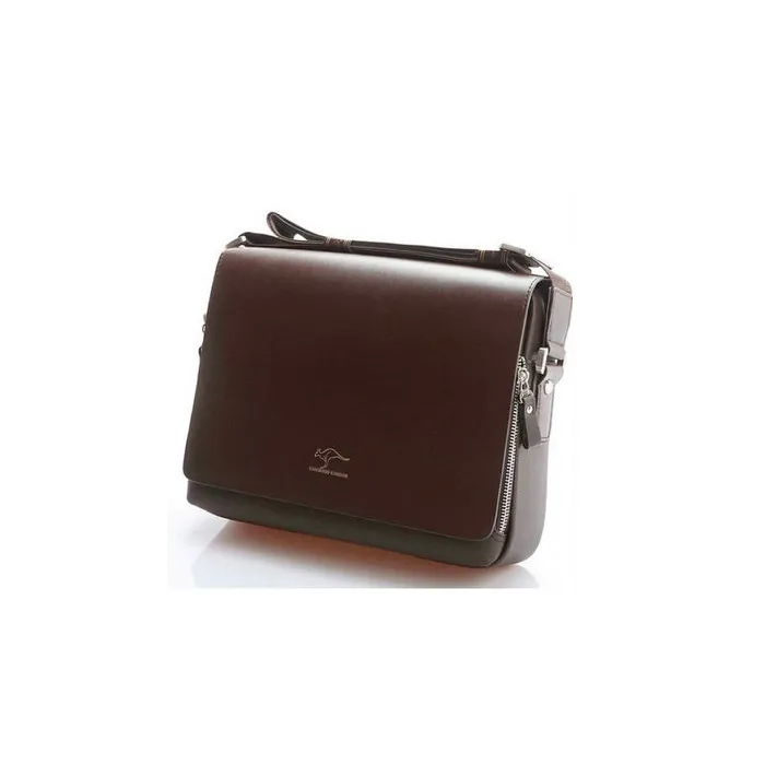 Kangaroo - Leder Umhängetasche - breit - 31 * 24 * 8cm