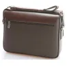 Kangaroo - Leder Umhängetasche - breit - 31 * 24 * 8cm