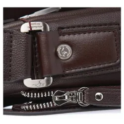 Kangaroo - Leder Umhängetasche - breit - 31 * 24 * 8cm