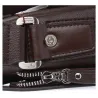 Kangaroo - Leder Umhängetasche - breit - 31 * 24 * 8cm