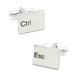 ESC & CTRL keyboard - cufflinks