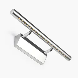 Moderne LED-Wandleuchte - Spiegelleuchte - Edelstahl