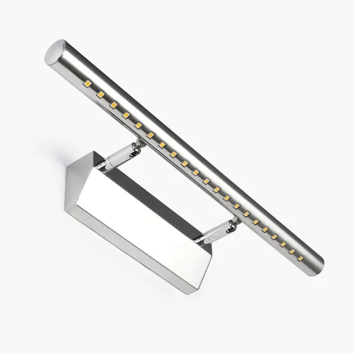 Moderne LED-Wandleuchte - Spiegelleuchte - Edelstahl