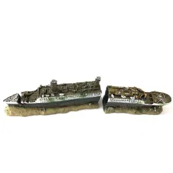 Resin Titanic model - aquarium decorationAquarium