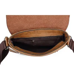 Vintage elegante Umhänge- / Umhängetasche - Leder