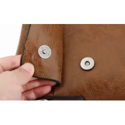 Vintage elegante Umhänge- / Umhängetasche - Leder