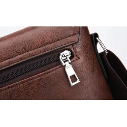Stilvolle kleine Umhängetasche - weiches Leder