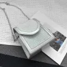 Modische kleine Umhängetasche - mit Strass / Kettenriemen