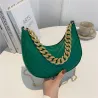 Luxurious shoulder small bag - double chain strapsHandbags