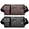 Multifunktionale Umhänge-/Gürteltasche - eine kleine Brieftasche - mit Reißverschlüssen/Taschen