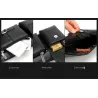 Multifunktionale Umhänge-/Gürteltasche - eine kleine Brieftasche - mit Reißverschlüssen/Taschen