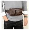 Multifunktionale Umhänge-/Gürteltasche - eine kleine Brieftasche - mit Reißverschlüssen/Taschen