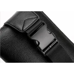 Multifunktionale Umhänge-/Gürteltasche - eine kleine Brieftasche - mit Reißverschlüssen/Taschen