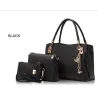Luxuriöse Ledertaschen - Set 3-teilig
