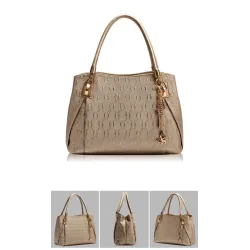 Luxuriöse Ledertaschen - Set 3-teilig