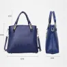 Modische Ledertaschen - große Handtasche / Umhängetasche / Clutch / Geldbörse - 4-teiliges Set