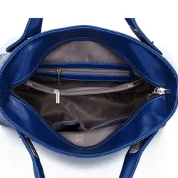 Modische Ledertaschen - große Handtasche / Umhängetasche / Clutch / Geldbörse - 4-teiliges Set